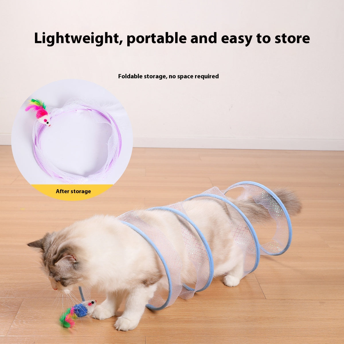 Tunnel de chat d'animal de compagnie auto-salonnage Stuffy Cat Canal Kittens