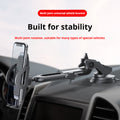 Car Mobile Phone Bracket Sucker Double Rod Rotatable Telescopic Arm