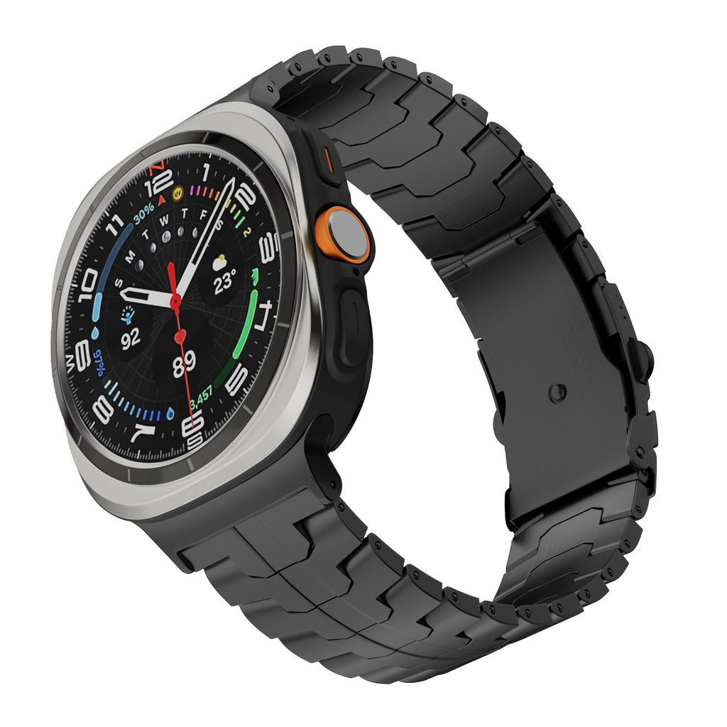 Simple Casual Pure Titanium Bracelet solide en métal