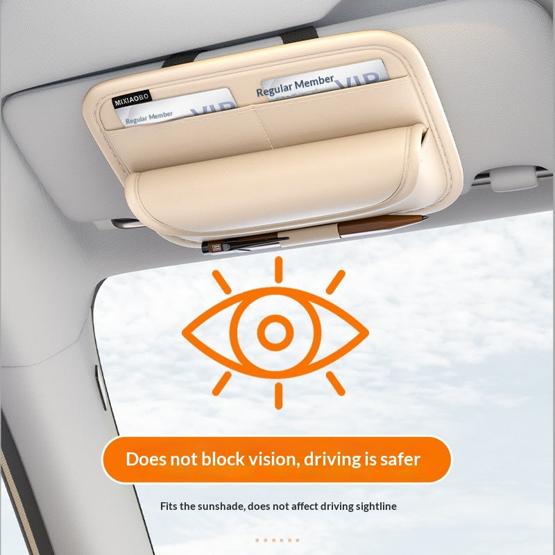 Auto Sun Visor Organisateur multifonctionnel pour le véhicule