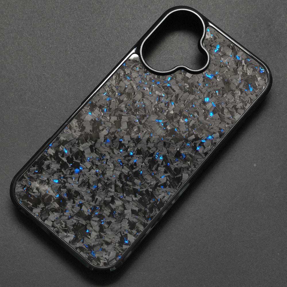Coque de téléphone en fibre de carbone forgée résistant à la chute