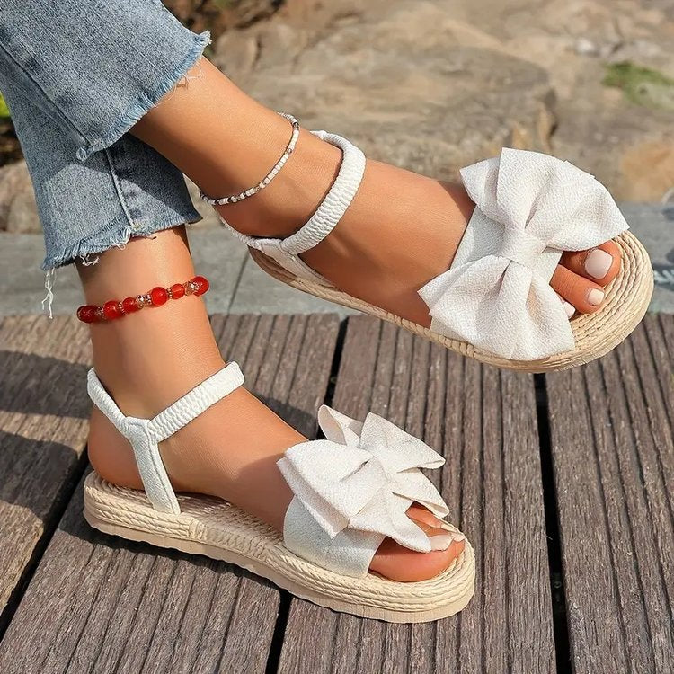 Pantoufles pour femmes Bow