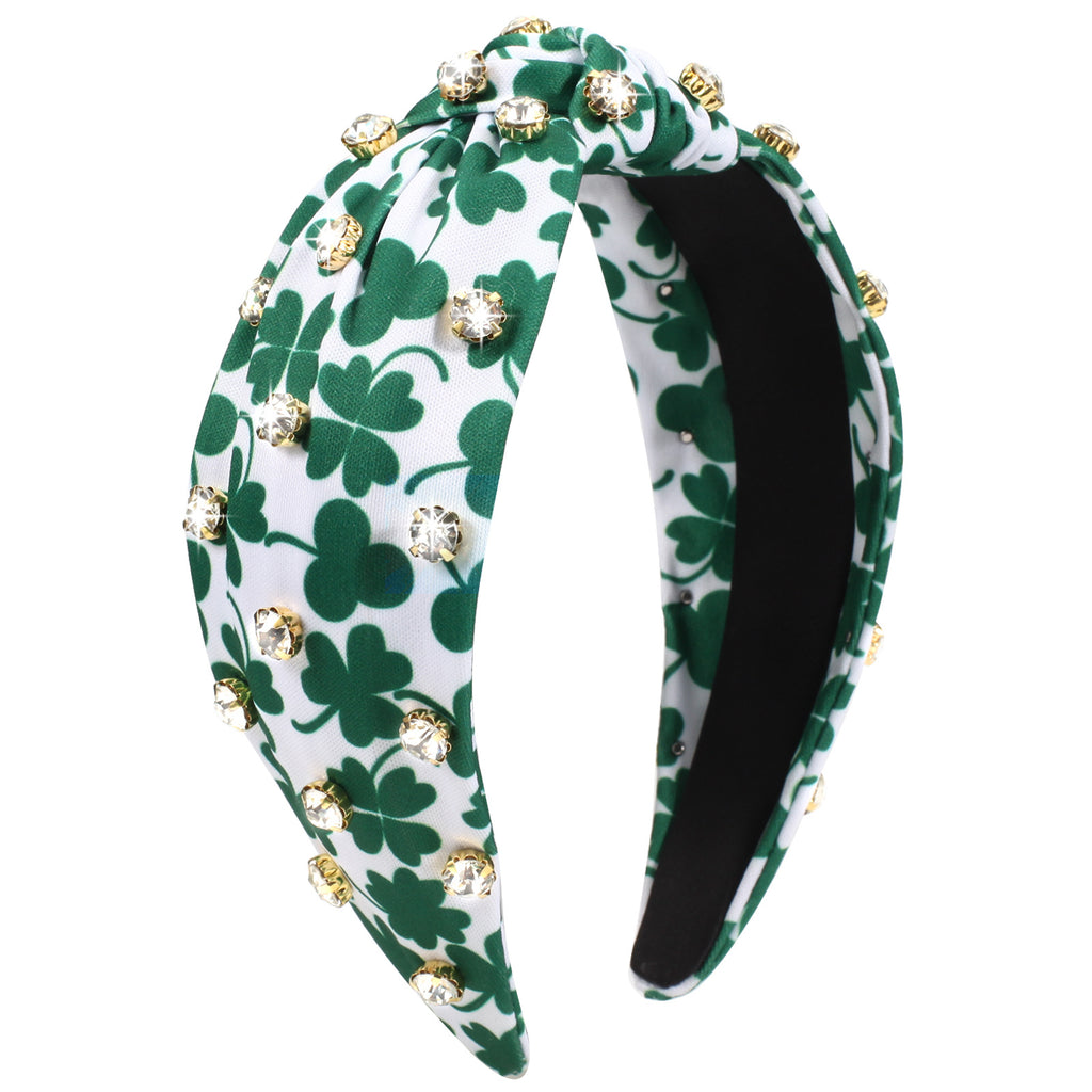 Bandeau en Strass incrusté d'Irish St Patrick