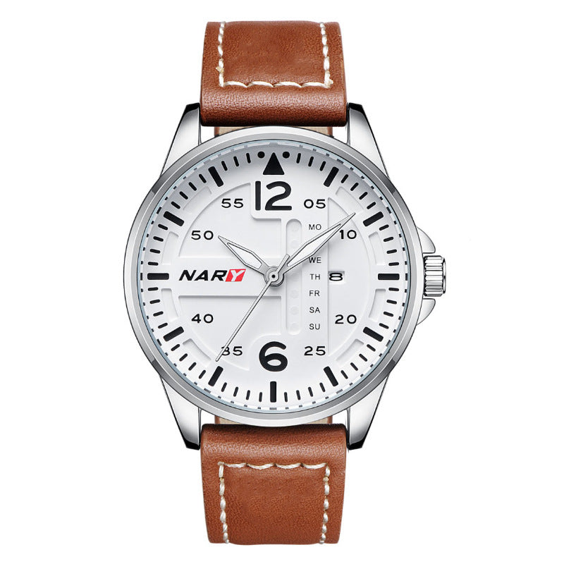 Montre Quartz résistante à l'eau pour hommes