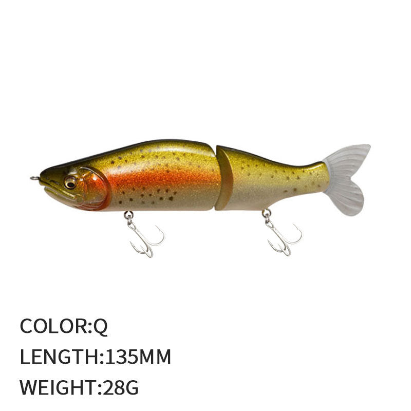 Poissons multi-sections à crayon lourd de lure artificielle