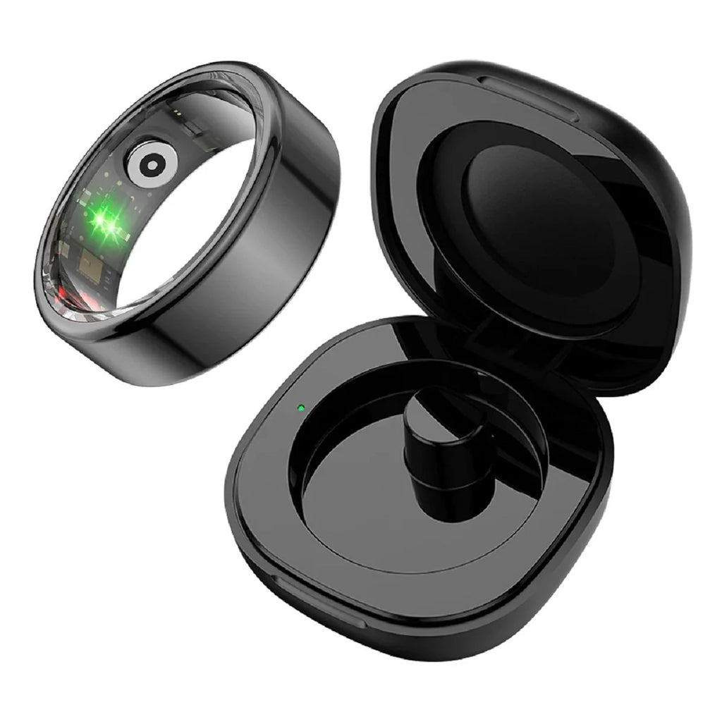 Smart Anneau Imperméable Fréquence cardiaque Sang Oxygène Sommeil Charge magnétique