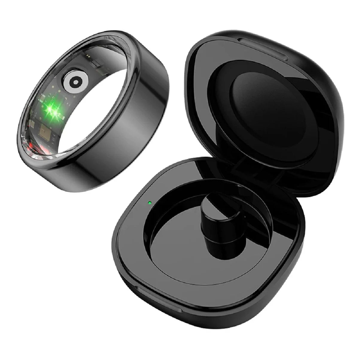 Smart Anneau Imperméable Fréquence cardiaque Sang Oxygène Sommeil Charge magnétique