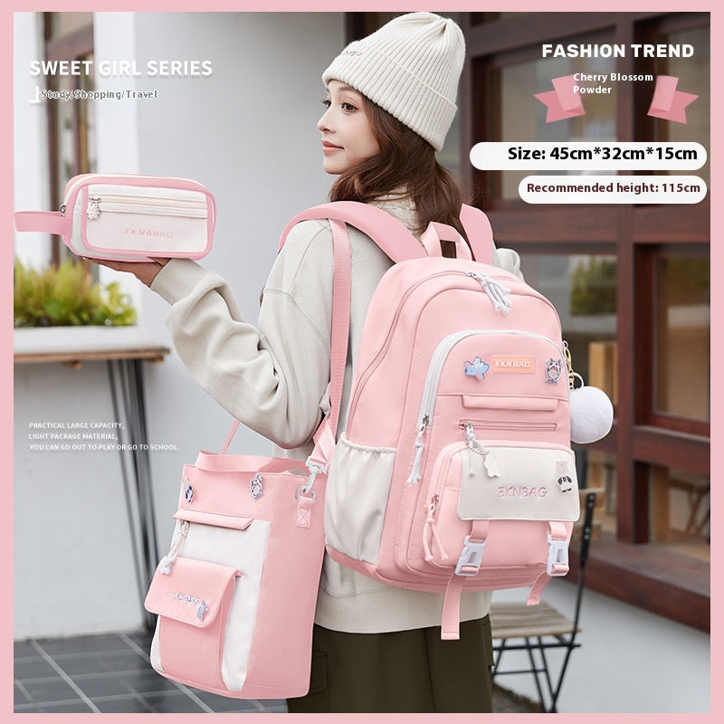 Enfants étudiants Sacs scolaires Filles Sac à dos imperméable