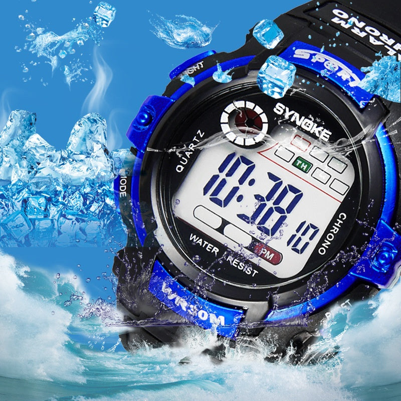 Étudiant Electronic Luminous Waterproof Sports Watch