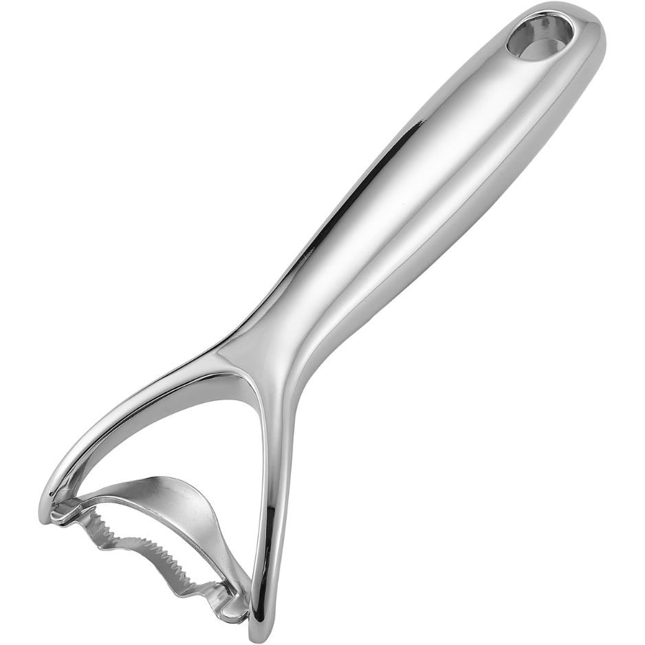 Peeler de maïs de zinc plaqué de chrome lourd-duty - le maïs ergonomique sur le strip-teaseur de noyau et Pl