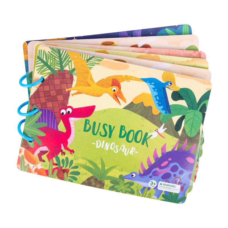 L'éducation des jeunes enfants Educationnel Velcro Hand Tear Pull Book Baby Tranquill Paste Book To