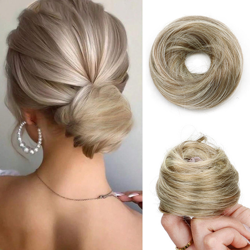 Bande de caoutchouc droite cravate de cheveux pour les femmes
