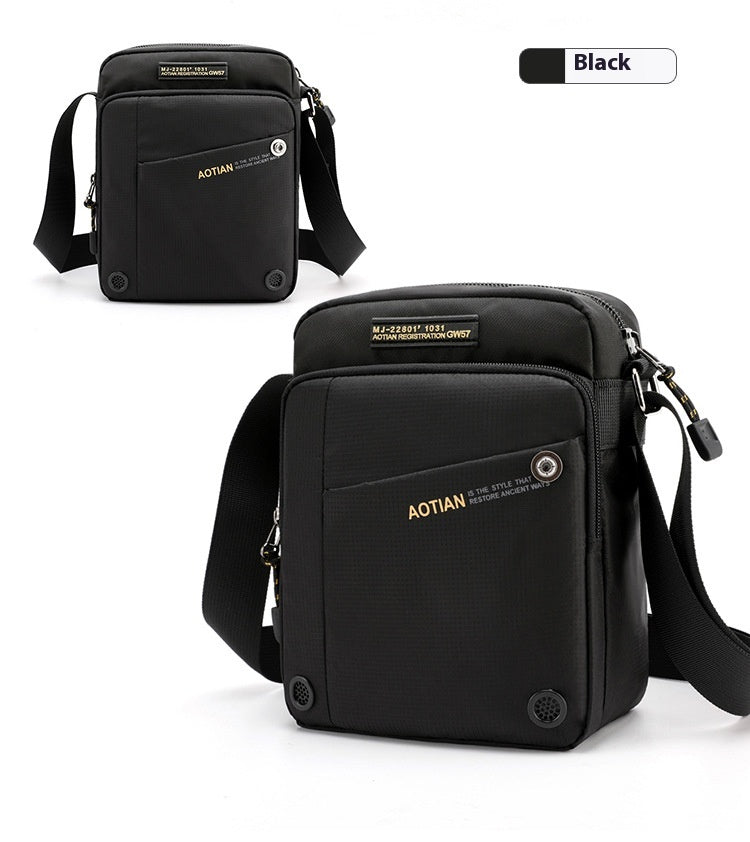 Épaule pour hommes Tide Crossbody Outdoor Travel Waterproof Loisirs Sac personnalisé