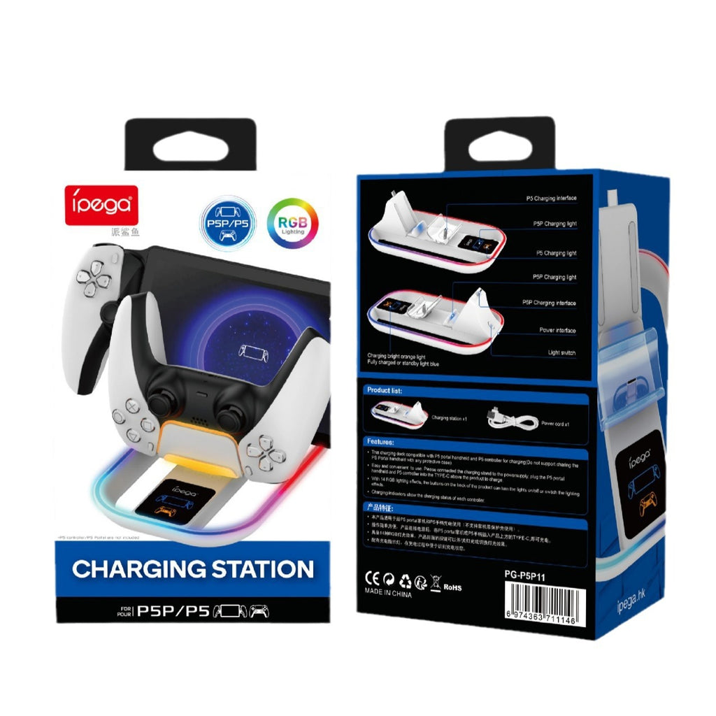 Base de charge de machine de jeu de streaming avec coloré