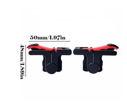 Boutons auxiliaires de tir en plastique métal