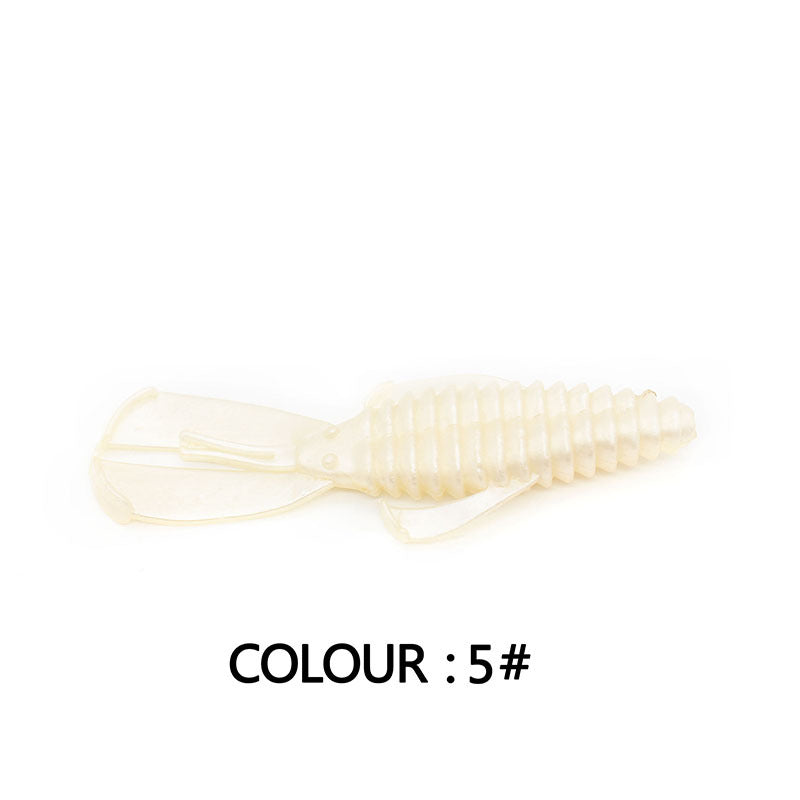 Simulation de lure appât doux 8cm Tackle de pêche