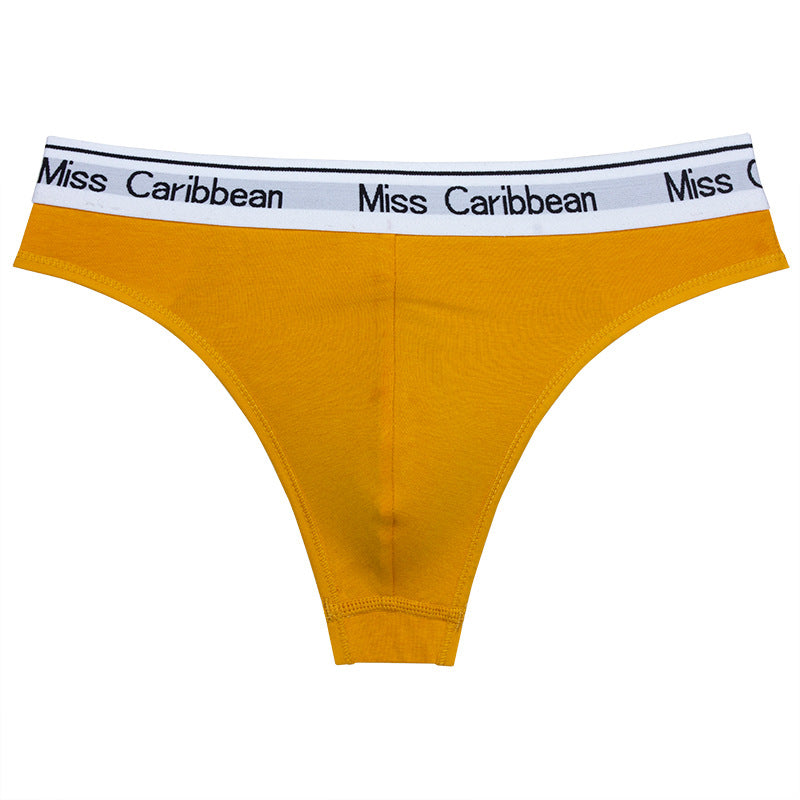 Sous-vêtements pour hommes Sexy U Convex Sports Fitness Lettre taille coton