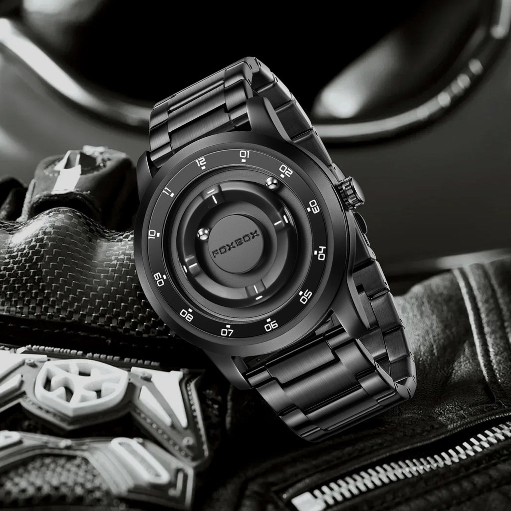 Montre Quartz multifonctions pour hommes à échelle romaine cool