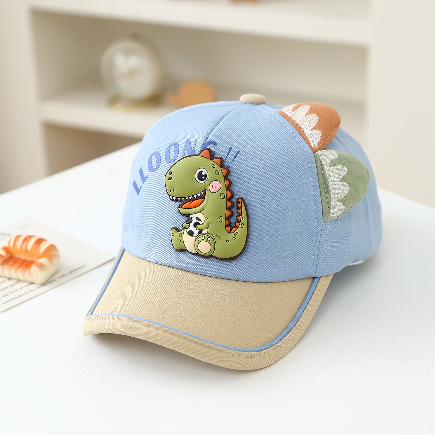 Football Cartoon Homme et Femme d'été Petit Casquette de baseball Dinosaure