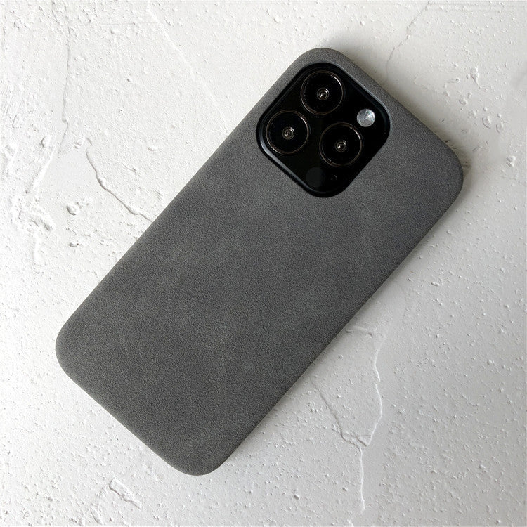 Étui de téléphone en cuir avec anti-dérapant ultra-mince et anti-dérapant