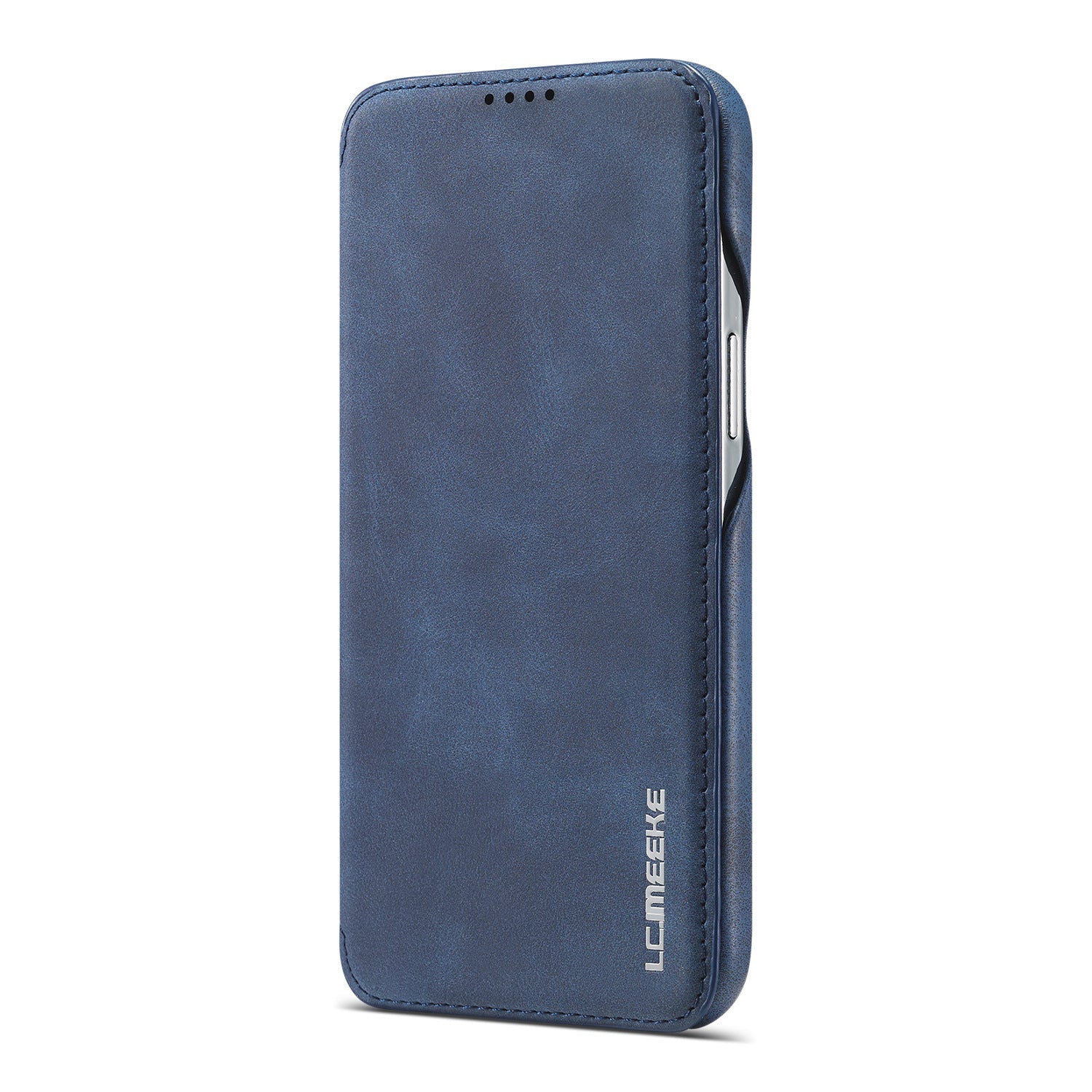 Minimalist Solid Color Flip style boîtier en cuir de téléphone