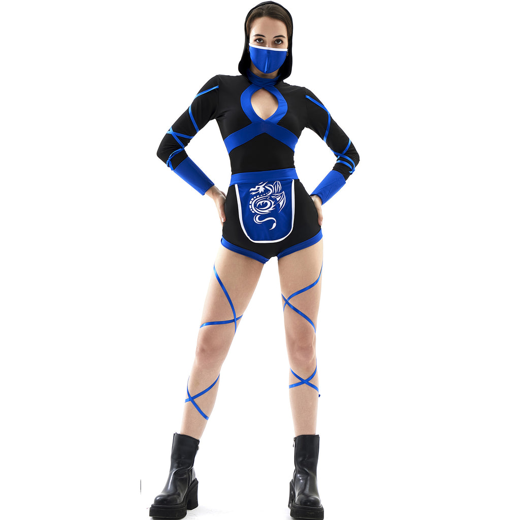 Halloween Femme Samurai COS Uniforme
