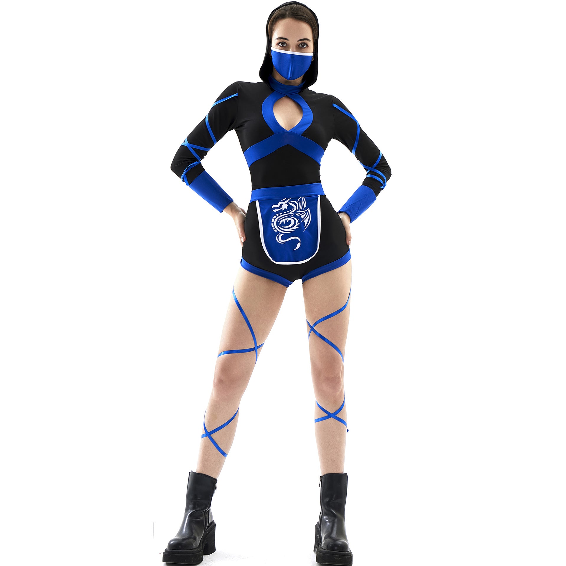 Halloween Femme Samurai COS Uniforme