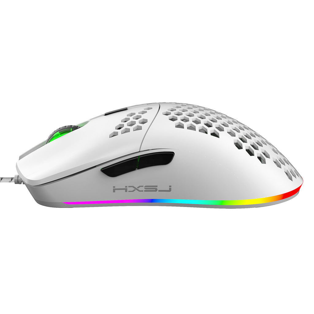 Léger Honeycomb Shell Hole Jeu Souris filaire