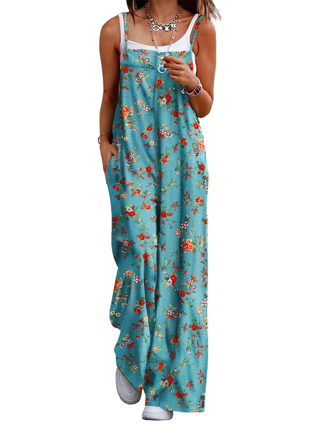 Adjustable strap casual printed camisole
