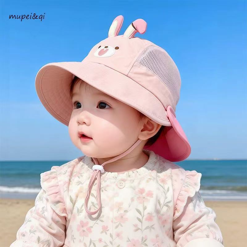 Chapeau d'été de pêcheur protecteur du soleil pour garçons et filles