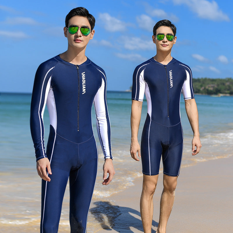 Maillot de bain de plongée de protection solaire pour hommes
