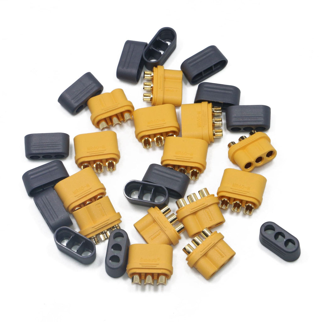 Connecteur de prise modèle à trois cœurs