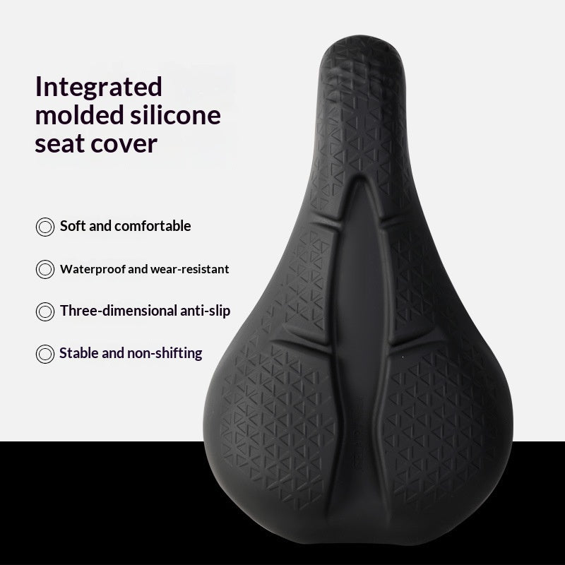 Couverture de selle de vélo ultra-douce pour prévenir la douleur de cul