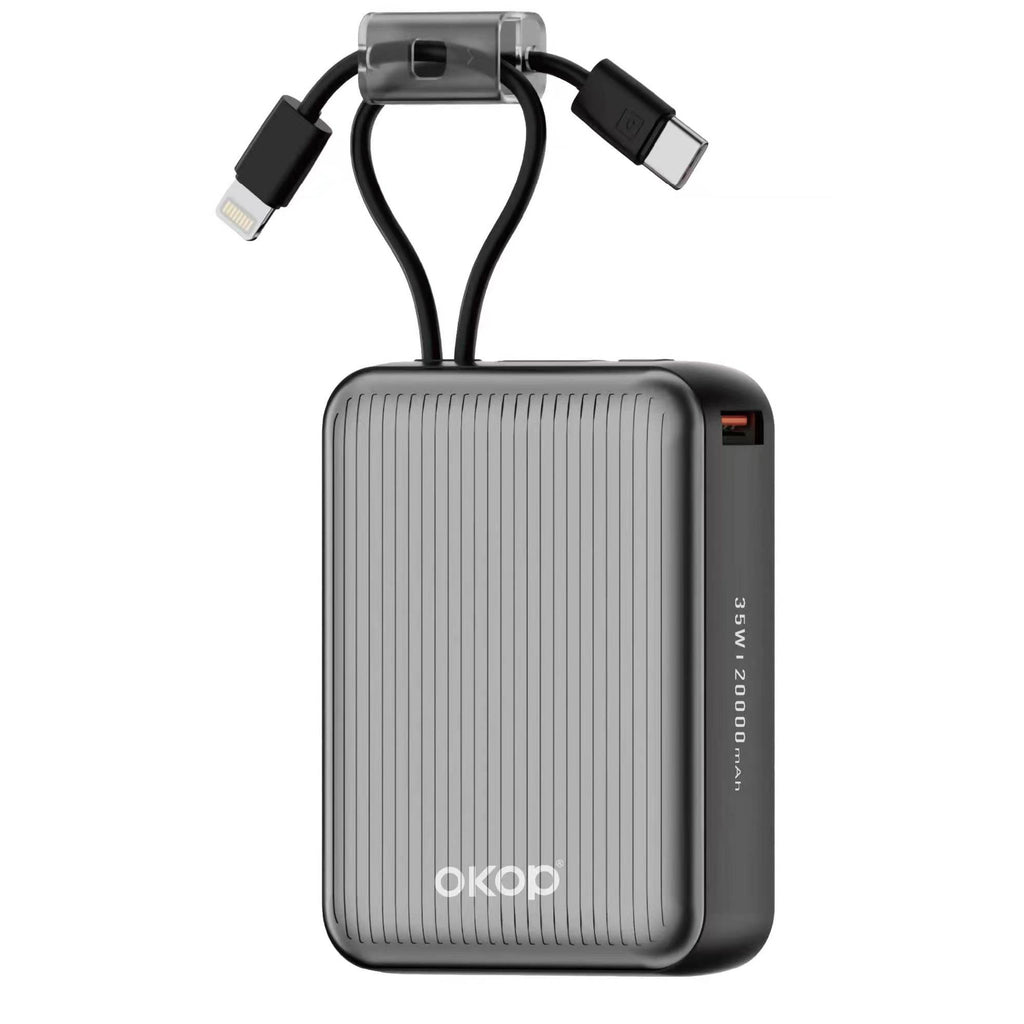 KP-724 20000mAh Banque de puissance haute capacité avec affichage numérique charge rapide 3C certifié F