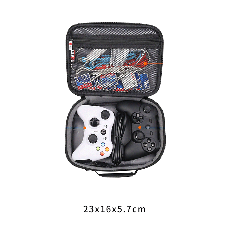 Jeu Hand Tenon Boîte de rangement sans fil Accessoires multifonctions Sac de rangement
