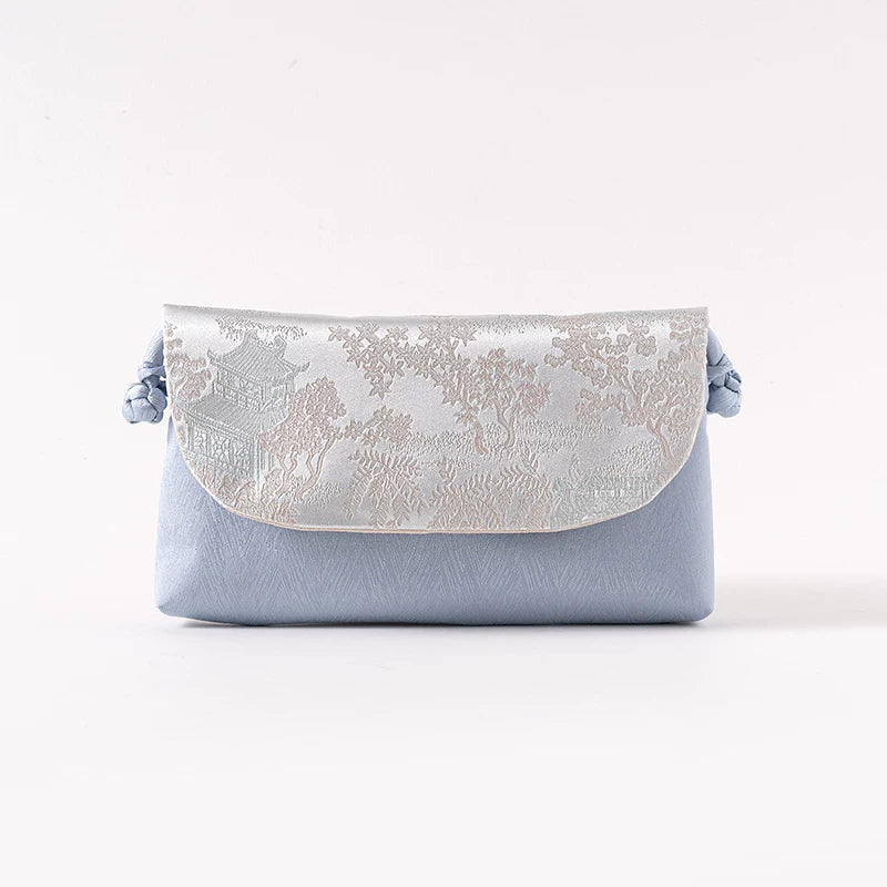 Sac croisé en soie en style chinois