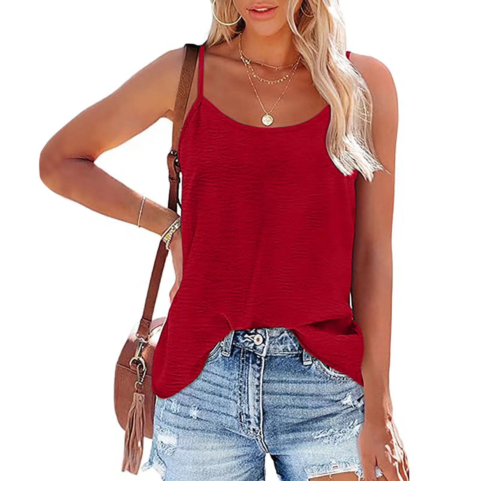Femmes Solid-Color Ice-Silk rided Backless Boitier Top