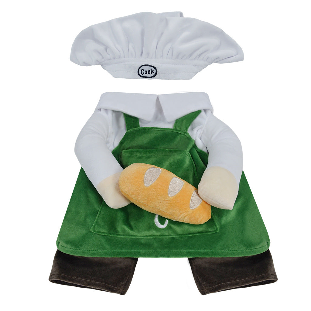 Chien Chef Déguisement Drôle Style Universal Fit