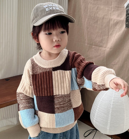 Garçons T-shirt de bas en peluche pour enfants