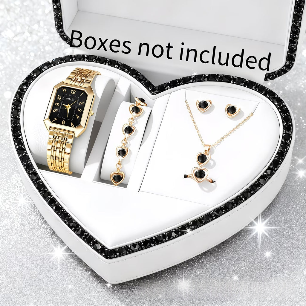 Ensemble de bijoux charitables pour femmes avec montre