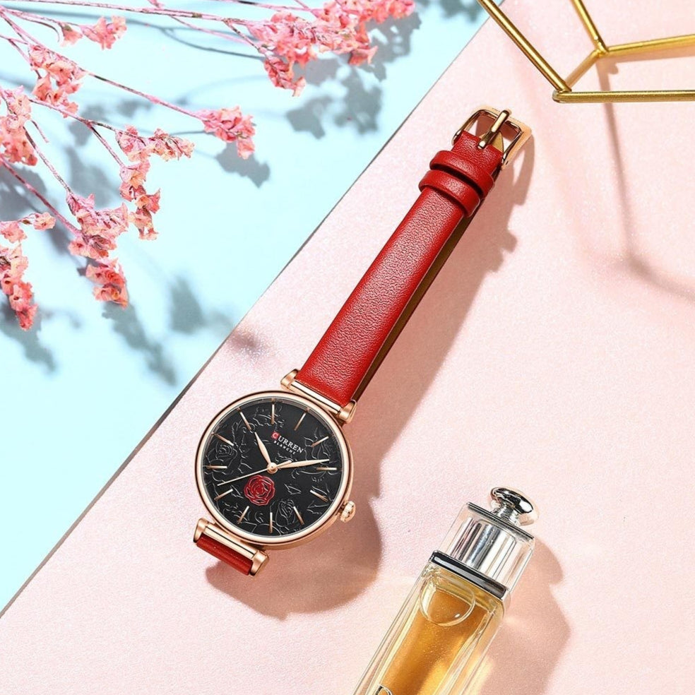 Montre Quartz à l'épreuve de l'eau pour femmes mode et simple
