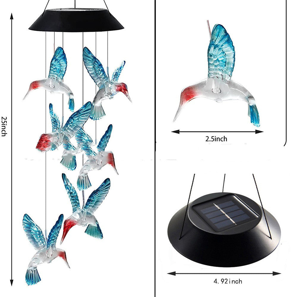 Extérieur Patio Solar Cummingbird modèles Jardin lumières décoratives