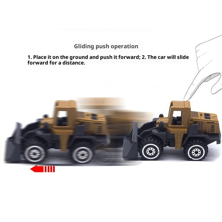 Modèle de véhicule d'ingénierie d'alliage de simulation Gliding Toy Car