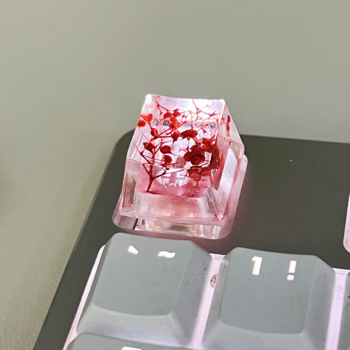 Résine Haute Transparence Starry Sky Keycap