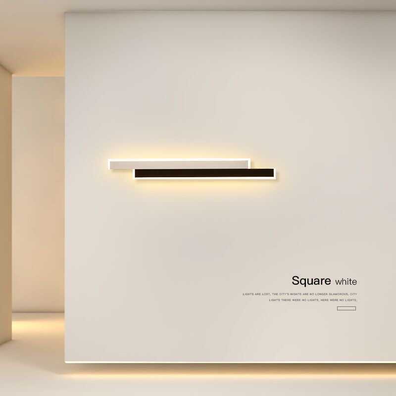 Minimalist Creative Lampe murale à longue bande personnalisée