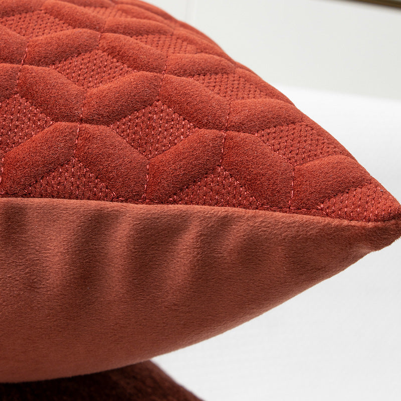 Chambre à coucher vintage de style nordique Coussin brodé