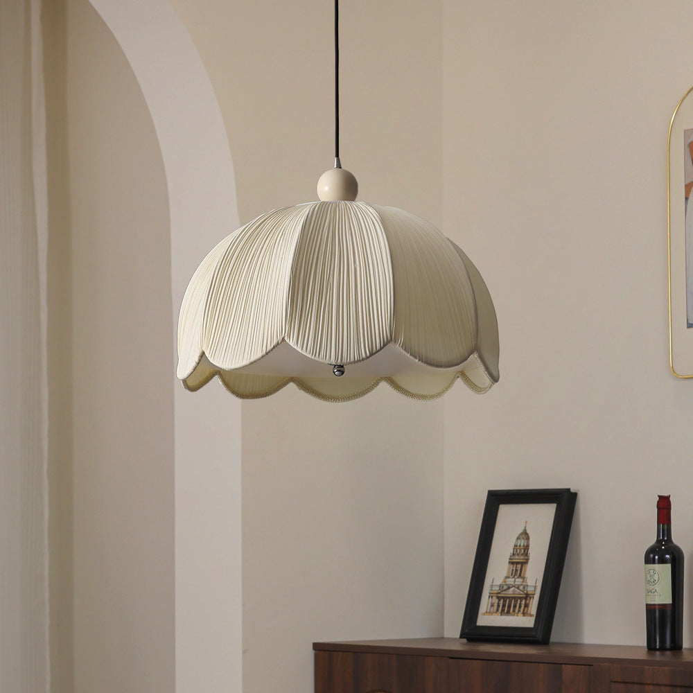 French Medieval Tissu Dining Chandelier Vintage Style