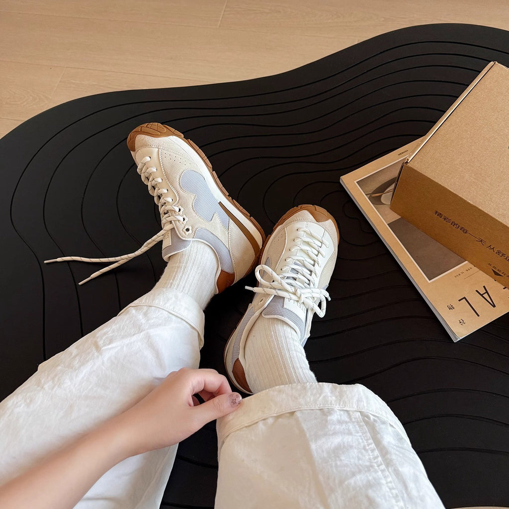 Femmes mignon rétro couleur bloc sneakers Casual Daily