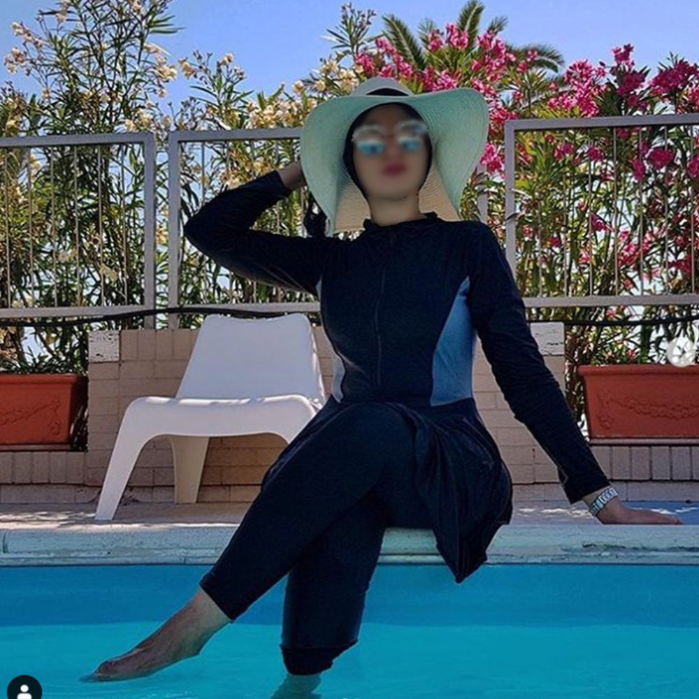 Maillot de bain musulman Femmes trois-pièces Conservateur