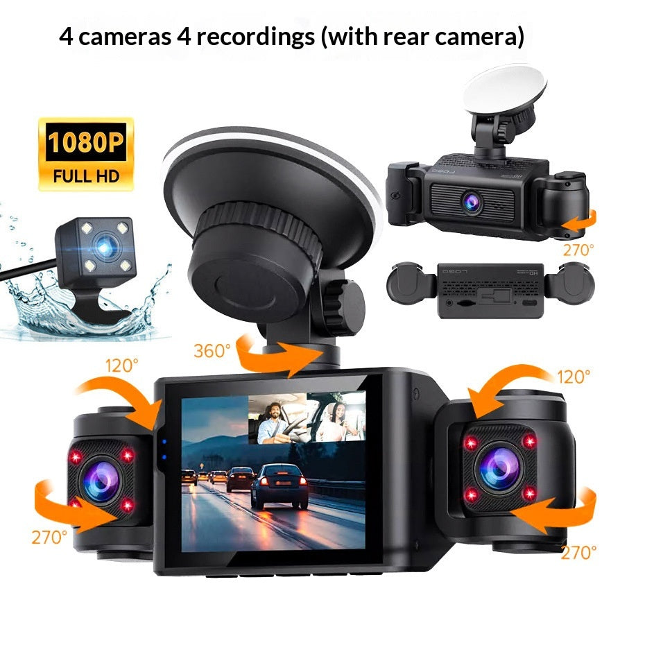 Caméra de vision de nuit DVR HD de voiture 1080P
